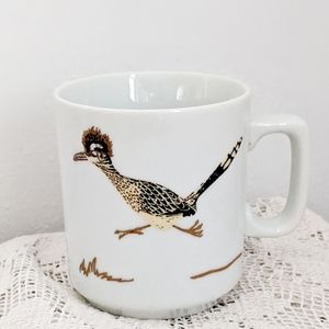 Vintage Roadrunner Mug Coffee Cup Southwestern
